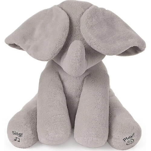 Universal Musique en peluche électrique d'éléphant apaisant le jouet bébé (P1)