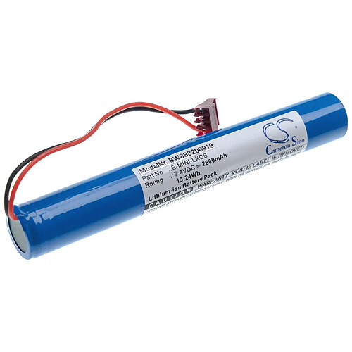 vhbw batterie compatible avec Environment E-2DB, E-5DB systèmes de contrôleur (2600mAh, 7.4V, Li-Ion)