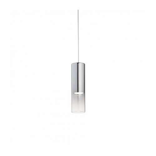 Ideal Lux Suspension design Look Métal Ombre Chrome 1 ampoule 56cm