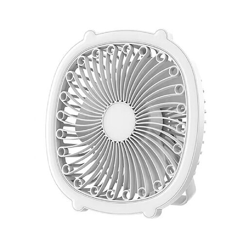 (White) Portable Desktop Fan with light? USB Ceiling Fan