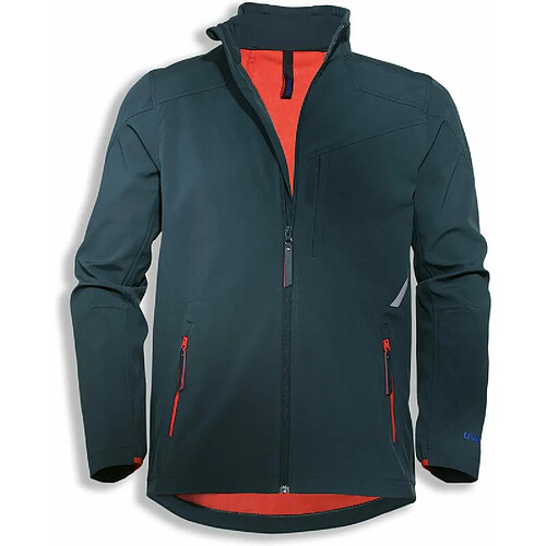 uvex Veste Softshell suXXeed, L, bleu nuit ()