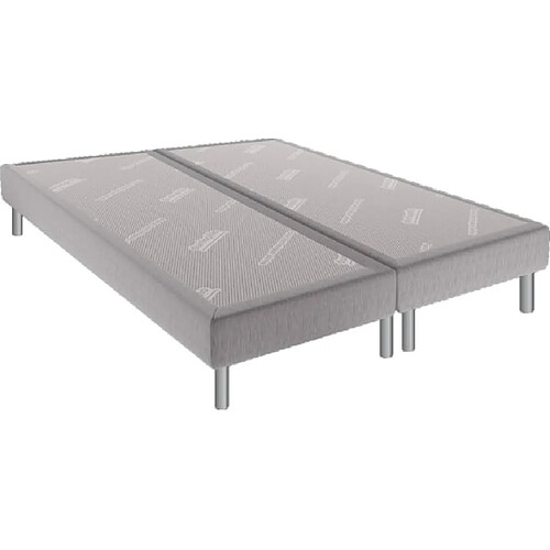 DUNLOPILLO Sommier 2 x 80 x 200 Somnilat 2x80x200 (160x200cm) bellini gris perle