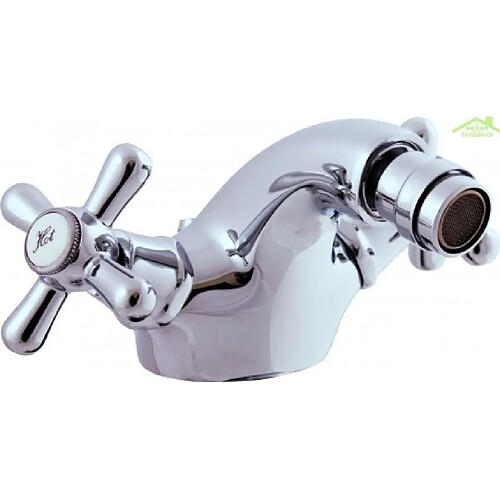 Mélangeur bidet MORAVA avec siphon en chrome