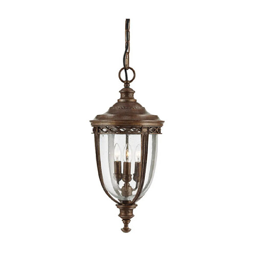 Elstead Lighting Lampe sur pied extérieur English Acier,Verre pressé Bronze britannique