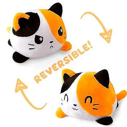 Universal Jouet en peluche animale réversible double face 15 cm Cadeau de Noël pour les enfants