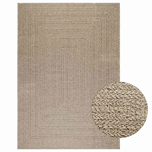 VidaXL ZIZUR Beige 160x230 cm