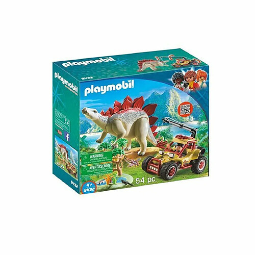 Playmobil® Explorateur véhicule et stégosaure Playmobil 9432