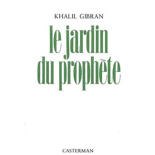 Le jardin du prophète · Occasion