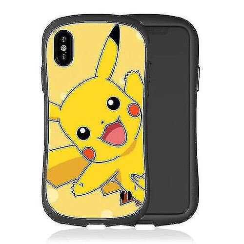 Universal Personnalité Soft Soft Shock Tocoping Cover pour Apple iPhone XR - Pikachu Yellow