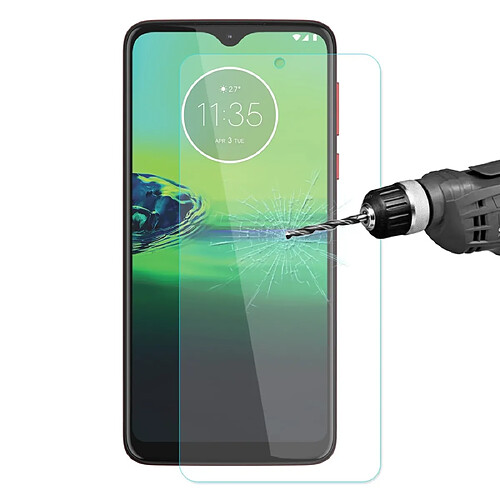 Wewoo Film de verre trempé de à bord incurvé pour Motorola Moto G8 0.26mm 9H 2.5D