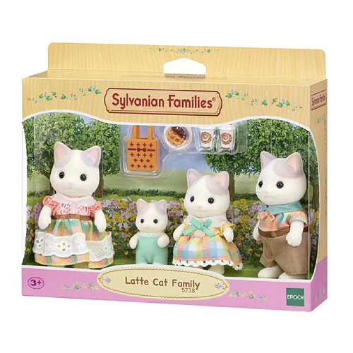 5738 Sylvanian Families La famille Chat Latte