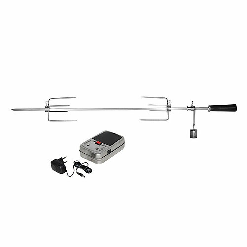 Kit rôtisserie en Inox - ENDERS - Poulet, rôtis, tournebroche - Moteur électrique - Pour barbecues gaz KANSAS PRO 3