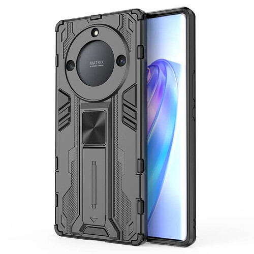 Coque en TPU anti-chute avec béquille pour votre Honor X40 5G - noir