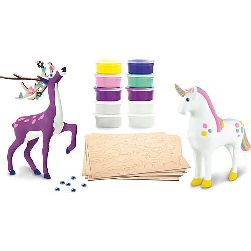 Joustra Kit de pâte à modeler 'Animaux magiques' Licorne & ()