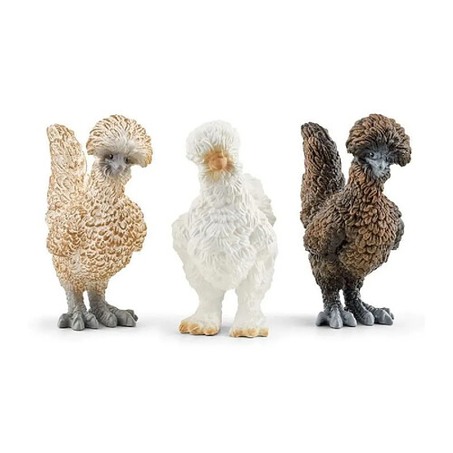 SCHLEICH - Trio de poules - 42574 - Gamme Farm World