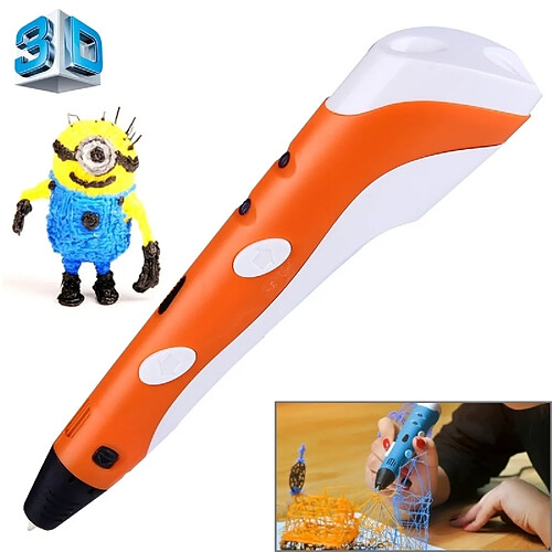 Wewoo Orange Stylo d'impression 3D portable, prise EU