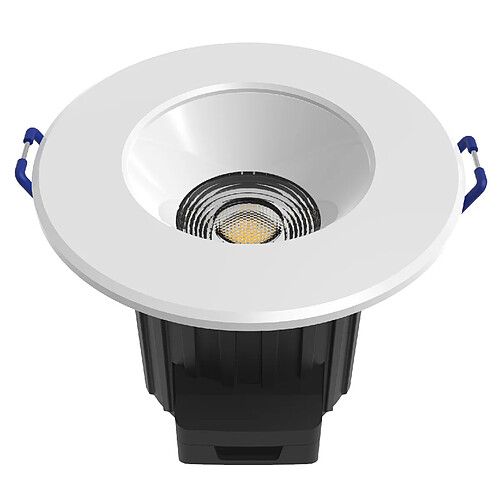 Spot dimmable spÃ©cial Salle de Bains (9W 520LM 2700K 38Â°) Blanc et chrome - Voltman