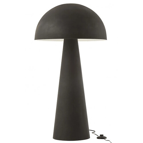 Dansmamaison Lampe Champignon Metal Mat Noir Extra Large