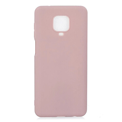 Coque en TPU couleur bonbon souple rose foncé pour votre Xiaomi Redmi Note 9S/9 Pro/9 Pro Max