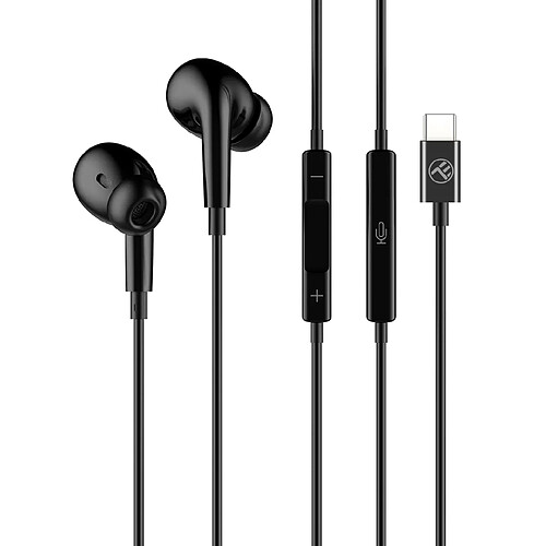 Écouteurs intra-auriculaires Tellur Attune, Type-C, noir