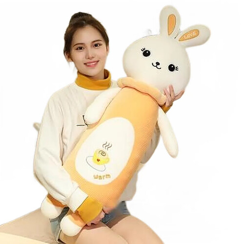 Universal 50cm Mignon Lapin Dormant Longue Oreiller Peluche Poupée Poupée Mignon Lit Garçon et Fille Cadeaux de Noël Livraison gratuite | Oreiller de luxe