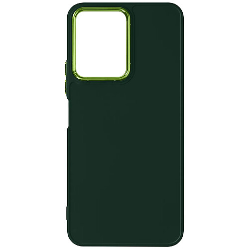 Avizar Coque pour Xiaomi Redmi 13C Rigide Contour Caméra Métallisé Vert sapin