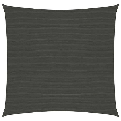 Helloshop26 Voile d'ombrage carré 3 x 3 m - Anthracite