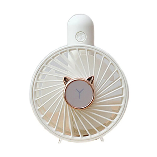 Mini Ventilateur de Refroidisseur d'Air Portatif de Forme Ronde Portatif USB Rechargeable Petits Outils de Refroidissement Personnels pour le Bureau à Domicile en Plein Air