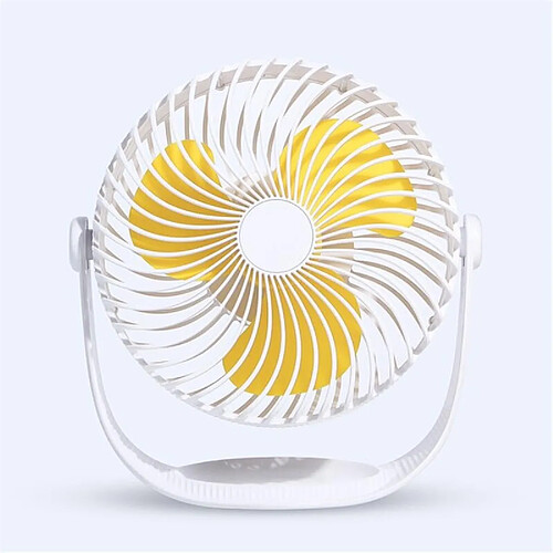 Well Star WT-F12 Mini Ventilateur USB Portable Ventilateur De Refroidissement Par Air 360º Ventilateur Rotatif Refroidisseur d'Air Rechargeable Ventilateurs De Refroidissement Silencieux Avec Câble USB Pour Le Bureau à Domicile