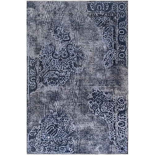 Vidal Tapis de laine 296x196 Bleu Vintage Royal