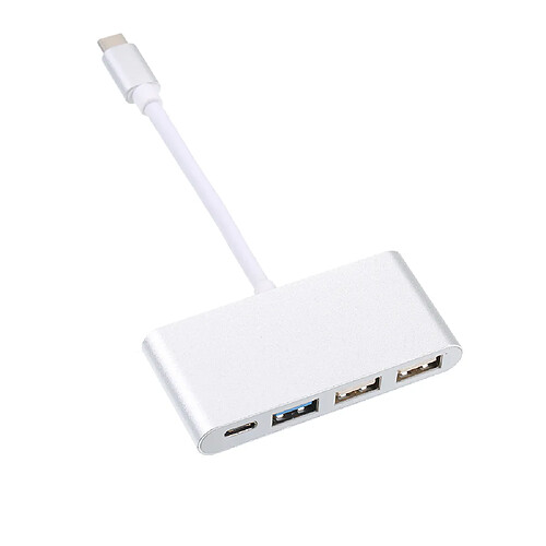 4 en 1 Type-C à Type-C 3 ports de charge de concentrateur Câble d'adaptateur de type C à USB 3.0 USB C à 3 concentrateurs à vitess1325