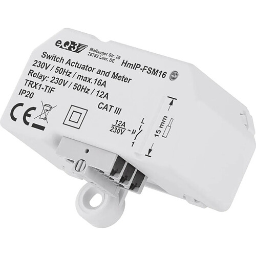 Module On/Off sans fil avec mesure de la consommation 16A - Homematic Ip