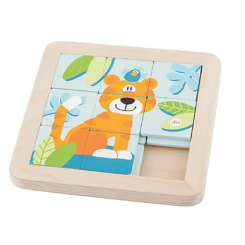 Sevi puzzle a coulisser en bois animaux