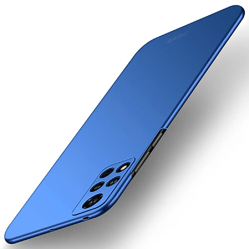 Mofi Coque en TPU Bouclier Slim Givré rigide bleu pour votre Honor V40 5G