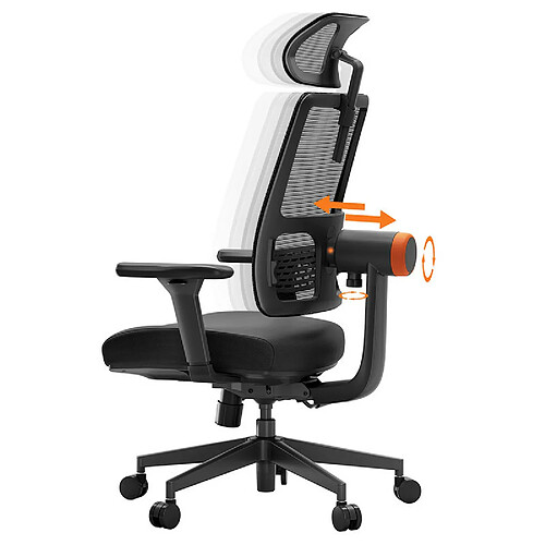 NEWTRAL MAGIC H002 Chaise ergonomique, dossier à suivi automatique, support adaptatif du bas du dos