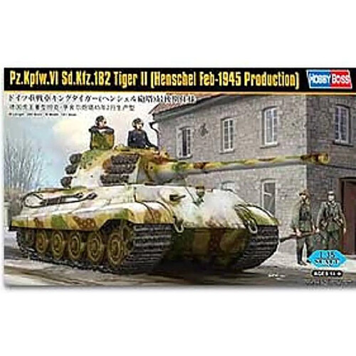 Hobby Boss Maquette Char Pz.kpfw.vi Sd.kfz.182 Tiger Ii (henschel Feb-1945 Production)