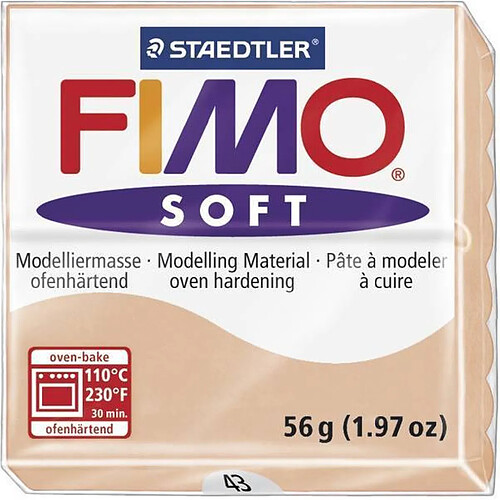 Pâte Fimo 57 g Soft Chair clair 8020.43 - Fimo