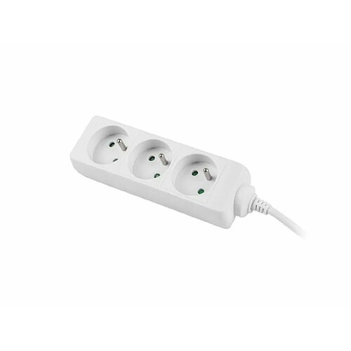 Lanberg Power strip 1.5m white 3xFR, full CU