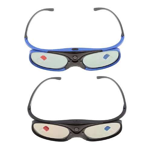 2x Lunettes 3D Vision pour Projecteurs de DLP-LINK Acer / BenQ / Optoma