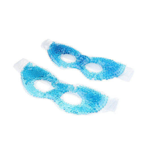 2pcs masque de œil de glace gelée chaude compresse froide masque à œil de glace blanc