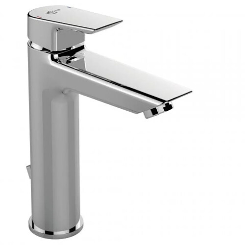 Ideal Standard - Mitigeur lavabo grande monotrou Ch3 sans tirette ni vidage 212 mm chrome - Tesi