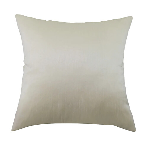 couleur unie super doux confortable canapé de velours taie d'oreiller beige_50x50cm