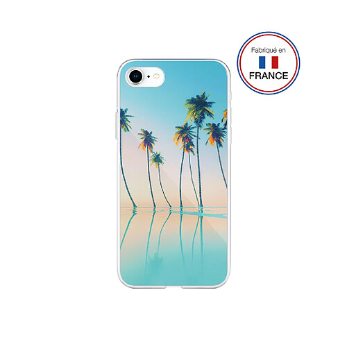 Coque Résine iPhone SE 2022/SE/8/7/6S/6 Palmiers - Fabriquée en France Bigben