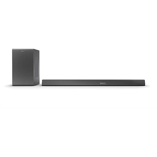 Philips barre de Son TV Bluetooth avec Caisson de Basse sans Fil 600W noir