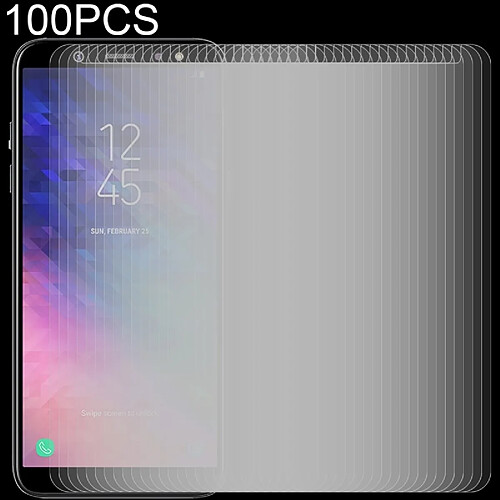 Wewoo Film en verre trempé de 100 PCS 0.26mm 9H 2.5D pour Samsung Galaxy A6 (2018)