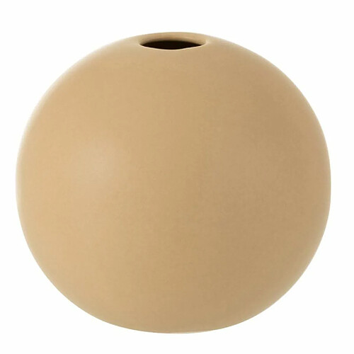 Paris Prix Vase Design Boule Céramique 18cm Beige