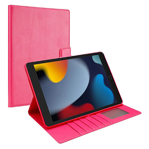 Etui en PU avec support pour votre iPad 10.2 (2021)/(2020)/Air 10.5 pouces (2019)/Pro 10.5-pouces (2017) - rose