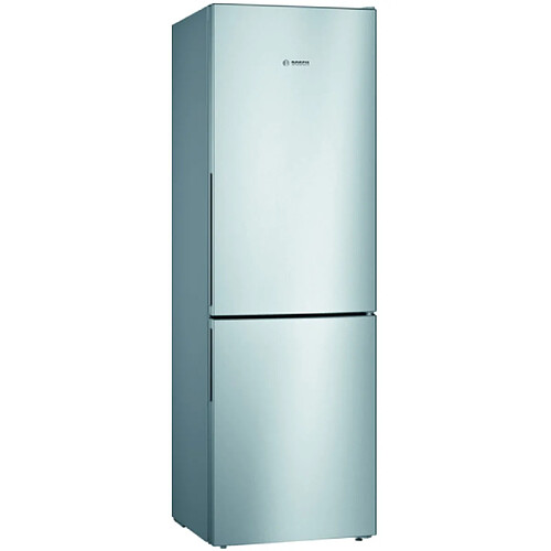 Réfrigérateur combiné 60cm 308l lowfrost inox - kgv36vleas - BOSCH