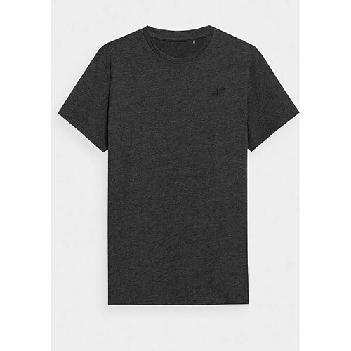 4F T- Shirt M536 Tshirt, Gris foncé-mélange, XXL Homme