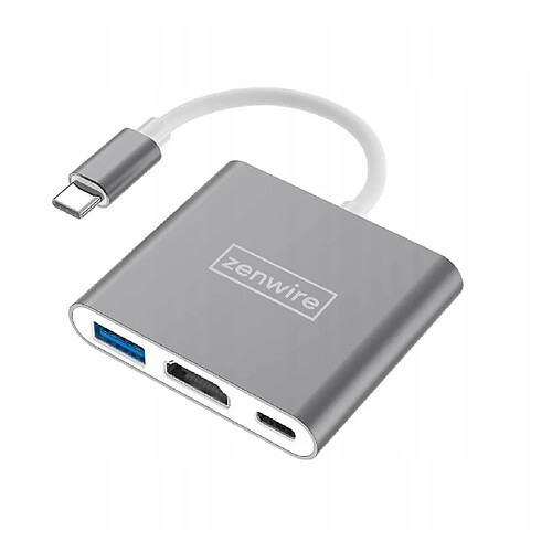 GUPBOO Adaptateur 3 en 1 Hub USB C HDMI 4K MacBook,JL586